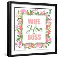 Boss Mom-Kimberly Allen-Framed Art Print