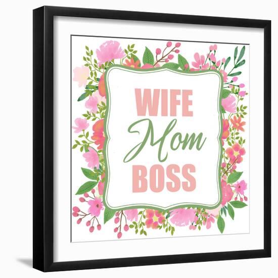 Boss Mom-Kimberly Allen-Framed Art Print