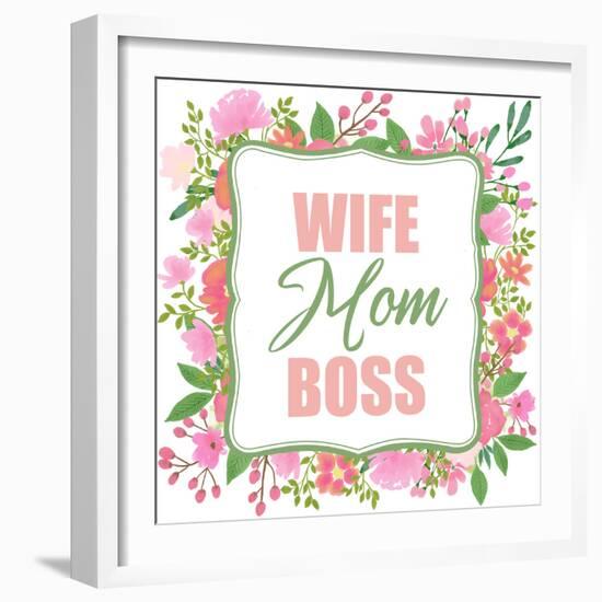 Boss Mom-Kimberly Allen-Framed Art Print