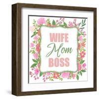 Boss Mom-Kimberly Allen-Framed Art Print