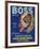 Boss Vegetable Label - Salinas, CA-Lantern Press-Framed Art Print