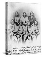 Bosse, Left Hand, White Wolf, Black Kettle, White Antelope, Bull Bear, Neva: Chiefs of Arapahoe,…-null-Stretched Canvas