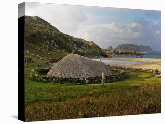 Bosta Iron Age House, Great Bernera Iron Age Village, Isle of Lewis, Western Isles, Scotland, Unite-Peter Richardson-Stretched Canvas