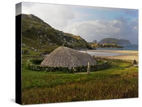 Bosta Iron Age House, Great Bernera Iron Age Village, Isle of Lewis, Western Isles, Scotland, Unite-Peter Richardson-Stretched Canvas