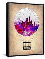 Boston Air Balloon-NaxArt-Framed Stretched Canvas