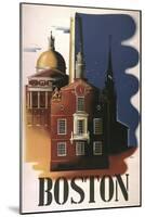 Boston Architecture-null-Mounted Giclee Print