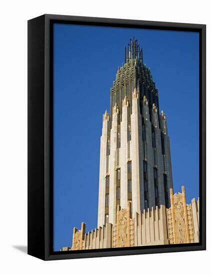 Boston Avenue Art Deco Church, Downtown Tulsa, Oklahoma, USA-Richard Cummins-Framed Stretched Canvas