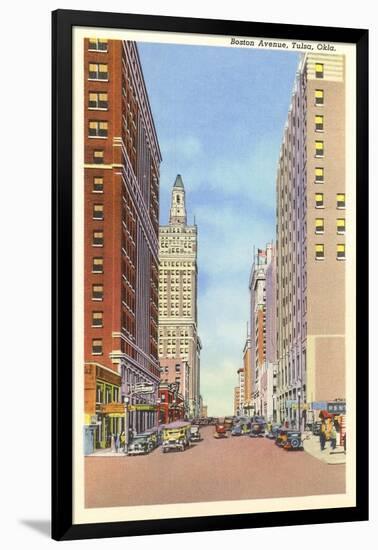 Boston Avenue, Tulsa, Oklahoma-null-Framed Art Print