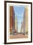 Boston Avenue, Tulsa, Oklahoma-null-Framed Art Print