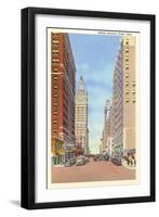 Boston Avenue, Tulsa, Oklahoma-null-Framed Art Print