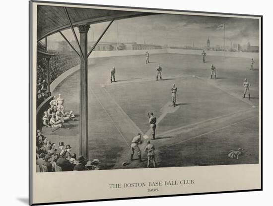 Boston Baseball Club 1888-George H. Hastings-Mounted Art Print