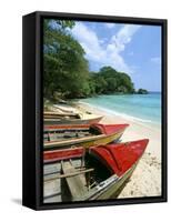 Boston Beach, Port Antonio, Jamaica, West Indies, Central America-Sergio Pitamitz-Framed Stretched Canvas