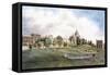 Boston: Beacon Street-J.R. Smith-Framed Stretched Canvas