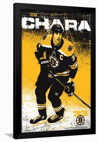 Boston Bruins - Z. Chara '18-null-Framed Poster
