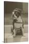 Boston Bulldog in Renaissance Cap-null-Stretched Canvas