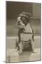 Boston Bulldog in Renaissance Cap-null-Mounted Art Print