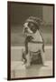 Boston Bulldog in Renaissance Cap-null-Framed Art Print