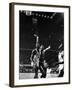 Boston Celtic Bill Russell and Philadelphia 76Er Wilt Chamberlain Competing in the Nba Playoffs-null-Framed Premium Photographic Print
