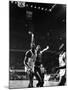 Boston Celtic Bill Russell and Philadelphia 76Er Wilt Chamberlain Competing in the Nba Playoffs-null-Mounted Premium Photographic Print