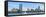 Boston Charles River Panorama with Urban City Skyline Skyscrapers and Boats with Blue Sky.-Songquan Deng-Framed Stretched Canvas
