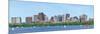 Boston Charles River Panorama with Urban Skyline Skyscrapers and Sailing Boat.-Songquan Deng-Mounted Photographic Print