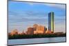 Boston Charles River with Urban City Skyline at Sunset-Songquan Deng-Mounted Photographic Print