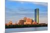 Boston Charles River with Urban City Skyline at Sunset-Songquan Deng-Mounted Photographic Print