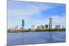 Boston Charles River with Urban City Skyline Skyscrapers and Boats with Blue Skyr.-Songquan Deng-Mounted Photographic Print