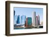 Boston City - 7 Sep - Panorama with Skyscrapers-Elnur-Framed Photographic Print