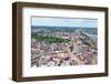 Boston City Aerial Panorama View with Urban Buildings and Highway.-Songquan Deng-Framed Photographic Print