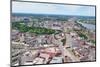 Boston City Aerial Panorama View with Urban Buildings and Highway.-Songquan Deng-Mounted Photographic Print
