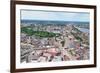 Boston City Aerial Panorama View with Urban Buildings and Highway.-Songquan Deng-Framed Photographic Print