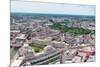 Boston City Aerial Panorama View with Urban Buildings and Highway.-Songquan Deng-Mounted Photographic Print