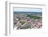 Boston City Aerial Panorama View with Urban Buildings and Highway.-Songquan Deng-Framed Photographic Print