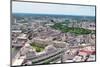 Boston City Aerial Panorama View with Urban Buildings and Highway.-Songquan Deng-Mounted Photographic Print