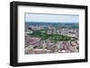 Boston City Aerial View with Urban Buildings and Highway.-Songquan Deng-Framed Photographic Print