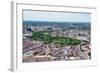 Boston City Aerial View with Urban Buildings and Highway.-Songquan Deng-Framed Photographic Print