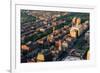 Boston City Downtown Aerial View with Urban Historical Buildings at Sunset.-Songquan Deng-Framed Photographic Print