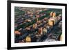 Boston City Downtown Aerial View with Urban Historical Buildings at Sunset.-Songquan Deng-Framed Photographic Print