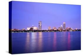 Boston City Lights-Trace Rouda-Stretched Canvas