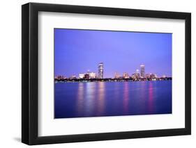 Boston City Lights-Trace Rouda-Framed Photographic Print