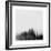 Boston City Skyline - Black-NaxArt-Framed Premium Giclee Print