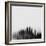 Boston City Skyline - Black-NaxArt-Framed Art Print