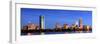 Boston City Skyline with Prudential Tower and Hancock Building and Urban Skyscrapers over Charles R-Songquan Deng-Framed Photographic Print