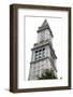 Boston Clocktower Isolated on White-dbvirago-Framed Photographic Print