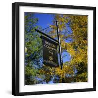 Boston Common Sign, Boston Common, Massachusetts, New England, USA-Roy Rainford-Framed Photographic Print