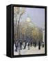 Boston Commons, c.1901-Childe Hassam-Framed Stretched Canvas