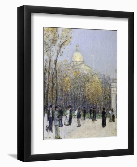 Boston Commons, c.1901-Childe Hassam-Framed Giclee Print