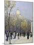 Boston Commons, c.1901-Childe Hassam-Mounted Giclee Print