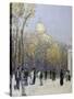 Boston Commons, c.1901-Childe Hassam-Stretched Canvas